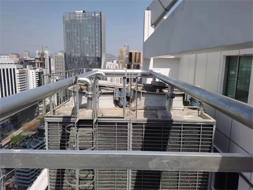 海外聯(lián)誼大廈空調管道更換工程,中央空調管道更換和清潔的重要性