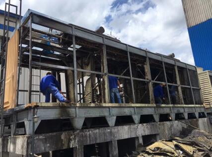 冷卻塔填料如何換？